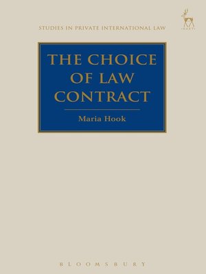 cover image of The Choice of Law Contract